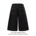 Summer New Style Men's Denim Shorts American Retro Versatile Simple Loose Straight Leg Wide Leg Slimming Casual_viptrois.com
