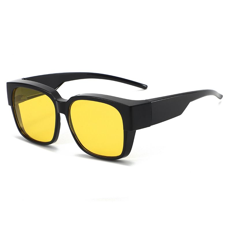 Men's Sunglasses Myopia Set Sunglasses Polarized Sun Protection Large Frame Sunglasses Men And Women Clip On Driving And Fishing Sun Visor Glasses_viptrois.com