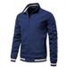 Men's Clothing casual jacket men's spring and autumn sports solid color men's jacket men's_viptrois.com
