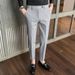 Men's Clothing Men Summer High End Business Casual Trousers Formal Men Nine Point Trousers Suit Trousers Men_viptrois.com