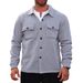 2025 European And American Autumn Men's Fleece Jacket, Lapel Single-breasted, Slim And Casual Solid Color Coat_viptrois.com