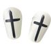 Mini Shin Guards For Adults - Small Size Football Leg Pads With Cross Design, Lightweight & Durable For Soccer Basketball Volleyball_viptrois.com