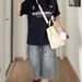 Women's High-Waisted Star Patterned Wide Leg Denim Capri Pants Style Thin Summer Straight Leg Mid-Length Shorts_viptrois.com