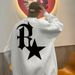 Hong Kong Style Retro Sweater Men's Spring And Autumn Couple American Heavy High Street Ins Tide Loose Velvet Thickened Winter Clothing_viptrois.com