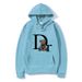 Men's Clothing Velvet Sweatshirt Plain Dr Teddy Bear Print Kangaroo Pocket Drawstring Print Hoodie_viptrois.com