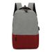 Professional USB Charging Backpack Set For Men - Waterproof Oxford Fabric Laptop Backpack With Anti-Theft Design, Travel & Business (3-Piece Set)_viptrois.com