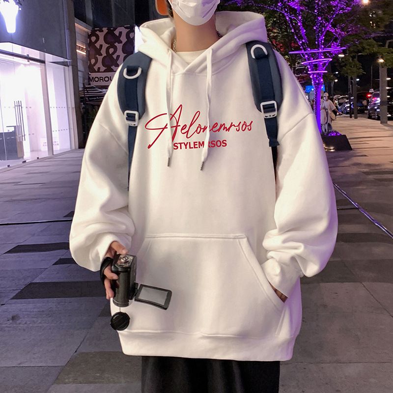 Trendy Brand High Street Cotton Casual Hoodie Oversize Sweater Men's Spring And Autumn New American Loose Hooded Jacket_viptrois.com