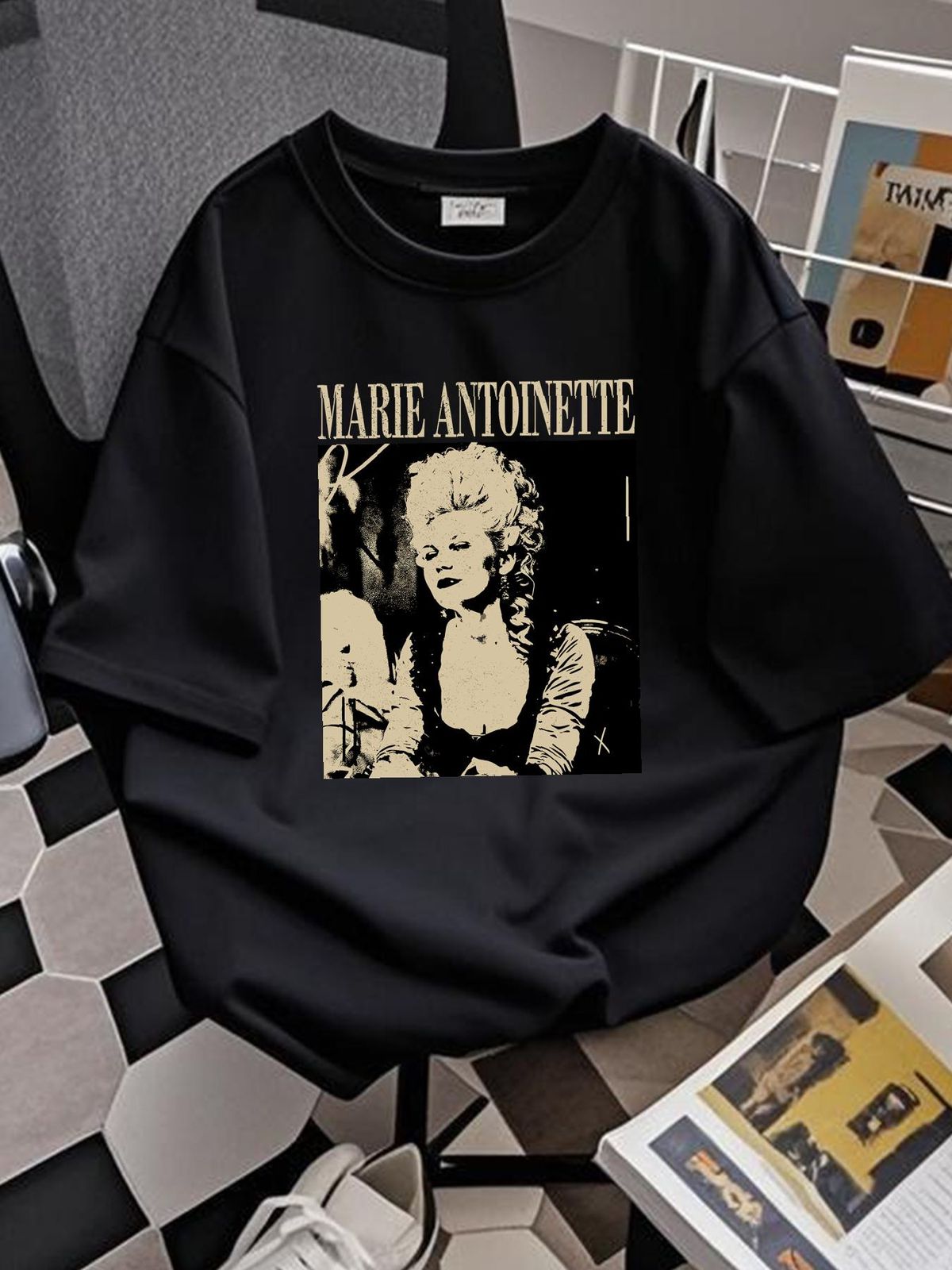 Marie Antoinette T Shirt Movie Trendy SweaT Vintage Retro Modern Aesthetic Couple Stylish Comfortable Streetwear Top For Everyday Wear Casual_viptrois.com