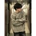 Sweater Men's Autumn And Winter Loose Fitting Inner Knit Sweater_viptrois.com
