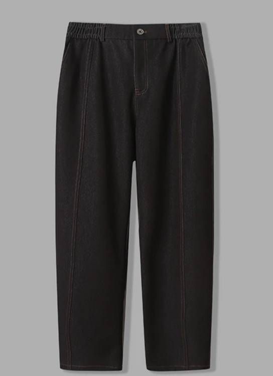 Men's Clothing Autumn Thickened Designer Cationic Washed Jeans With High Stretch Finish, Versatile Casual Trousers For Men_viptrois.com