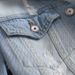Men's Clothing One Piece Drop Shipping Autumn New Men's Retro Denim Jacket Light Color Hole Slim Fit Clothes Korean Style Denim Jacket_viptrois.com