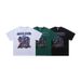Pure Cotton American High Street Direct-printed Short-sleeve For Men, Loose Fit Half-sleeve T-shirt_viptrois.com