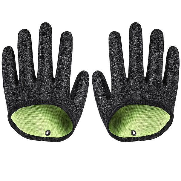 Fish-catching Gloves Anti-spinning And Waterproof Sea Fishing Luya Professional Fishing Equipment Anti-cutting And Anti-slip Fishing Gloves_viptrois.com
