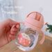 350ml Baby Bottles Drinking Cup Feeding Bottle With Straw Gravity Ball Wide-Caliber Kids Drinking Milk Water Dual-Use Bottle_viptrois.com