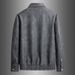 Men's Clothing Autumn New Suede Jacket Men's Autumn American Retro Shirt Coat Trendy Lapel Men's Leather Jacket_viptrois.com