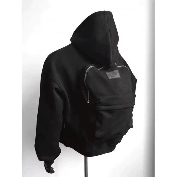 Men's Clothing Design Three Dimensional Backpack Sweatshirt Men's Spring And Autumn New Men's Jacket Niche All Match Cardigan Sweatshirt Men_viptrois.com