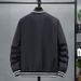 Men's Korean Style Stand Collar Jacket – Trendy Lightweight Coat | Black/Grey/Blue | Plus Size M-5XL | Urban Casual & Workwear_viptrois.com
