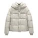Men's Clothing Autumn And Winter Hero Letter Short Hooded Loose Puffer Jacket Thickened Warm Down Cotton Coat_viptrois.com