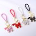 Celebrity Diamond Bow Keychain High End Cute Car Keychain Female Bag Pendant Small Gift_viptrois.com