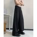 Men's Clothing Men's Summer Loose High End Casual Pants Trendy Dramatic Wide Leg Pants_viptrois.com