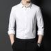 Men’s Seamless Bonded Stretch Shirt – Wrinkle-Free Long Sleeve Business Casual Top (S-4XL, Nylon-Spandex, Tailored Fit, Machine Washable)_viptrois.com
