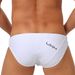 UXH Sexy Close-fitting Low Waist Small Triangle Swimming Trunks Classic Black And White Contrast Color With Pocket_viptrois.com