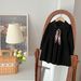 Girls' New Sweater Dress Scarf Knitted Long Skirt Western Style Korean Version Baby Girl Princess Dress Fashionable Western Style Skirt_viptrois.com