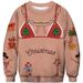 Pure European And American Cross-Border Independent Station Christmas 3D Digital Print Chest Hair Funny Pattern Round Neck_viptrois.com