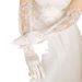 Unisex Luxury long lace cutout sequin embroidered wedding glove bag refers to a white dress wedding accessory_viptrois.com