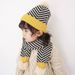 Kids'scarf, hat & glove sets Baby hat scarf two-piece winter ear protection baby knit suit for autumn and winter warmth_viptrois.com