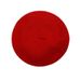 New White Bare Head Women's Painter Korean Style Autumn Winter Woolen Beret Princess Hat_viptrois.com