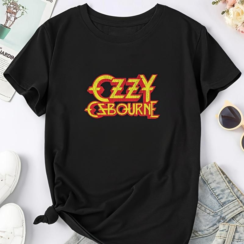 1pc Adhesivo Transferencia Calor Con Logo La Banda Ozzy Osbourne Duradero, Lavable Fácil Aplicar Calcomanía_viptrois.com
