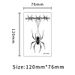 Body Art Waterproof Sweat Simulation Three Dimensional Spider Tattoo Stickers Spider Web Halloween Tattoo Stickers_viptrois.com
