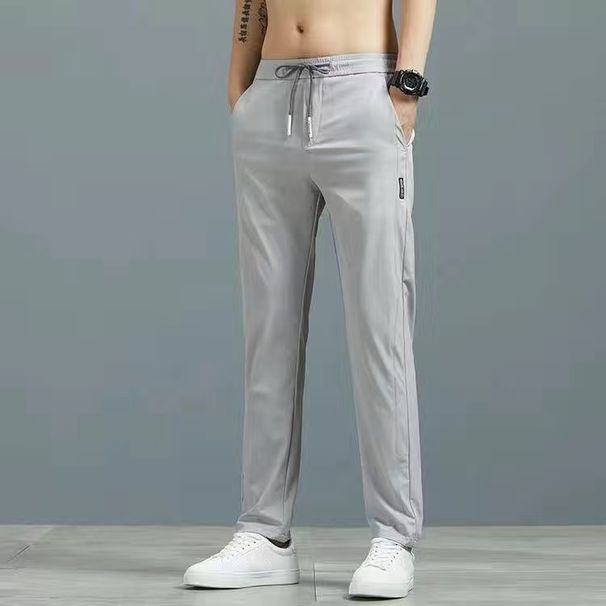 Men's Clothing Large Size Fashion Spot Straight Pants_viptrois.com