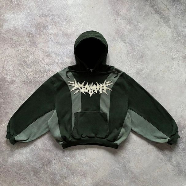 Men's Clothing Printed Men's And Women's Sweatshirts American Trend Street Loose Hoodies Y2K European And American New Digital_viptrois.com