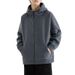2025 Autumn And Winter New 400g Large Size Hooded Sweater Men's Fleece Jacket_viptrois.com