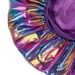 New Large Nightcap European And American Style All Match Laser Satin Shower Cap Home Washing Hair Care Cap Nightcap_viptrois.com