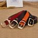New Women's Casual 3.0 Japanese Buckle Genuine Leather Belt Ladies Versatile Classic Pure Cowhide Belt_viptrois.com