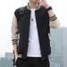 Pure 2022 Spring And Autumn New Men's Sports Casual Baseball Jacket Oversized Loose Youth Trendy Top With Printed_viptrois.com