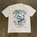 Summer New Short Sleeved Niche Design Pure Cotton Summer Casual Men's Round Neck T-shirt_viptrois.com