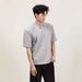 Simple Casual Short Sleeved T-shirt For Men In Spring And Summer, Loose Shoulder Men's T-shirt, Solid Color, Versatile,_viptrois.com