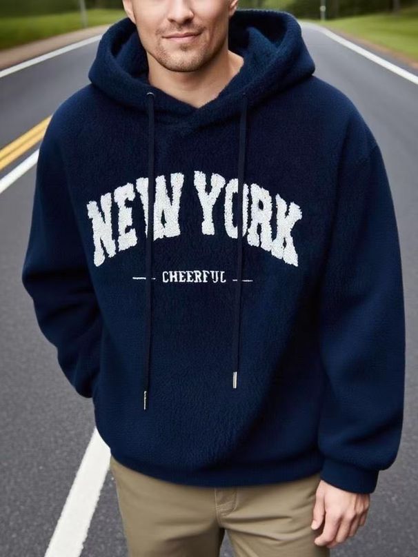 Men’s 3D Print Hooded Sweatshirt – Oversized Streetwear Pullover With Contrast Stitching (S-XXXL, 96% Cotton, Retro-Inspired, Digital Print Art)_viptrois.com