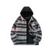 24 Autumn And Winter New Plaid Shirt Men's Commuting Fashion Loose Casual Hat Detachable Coat_viptrois.com