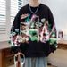 Long Sleeved T-shirt Men's Hoodie Base Shirt Round Neck Youth Top_viptrois.com