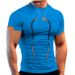 Men's T Shirt Fitness Training Breathable Short Sleeved European Size Quick Drying Clothing Sports Fashion T Shirt Factory Delivery_viptrois.com