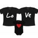 Parent Child Outfit Summer Style Family Of Three Or Four Family Outfit Trendy Love Seaside Vacation Large Size Baby Short Sleeved T Shirt_viptrois.com