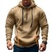 2024 Autumn Winter Men's Casual Multi-Zipper Arm Pocket Sweatshirt Pullover Large Size Fleece Hoodie For Men_viptrois.com