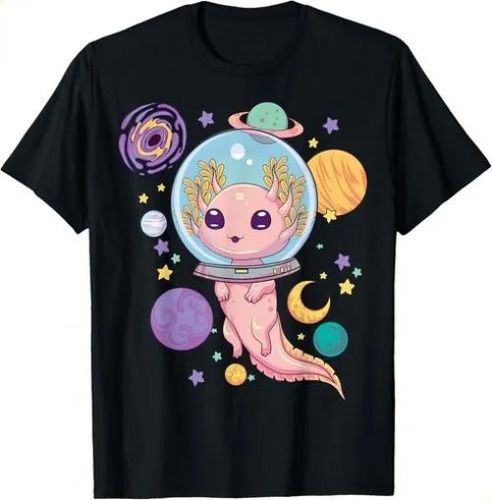 T-shirtspace Axolotl Shirt Kawaii 2026 Pastel Goth Anime Aesthetic_viptrois.com