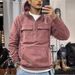Men's Clothing Autumn and Winter New Men's Hooded Solid Color Sweatshirt Youth Sports Multi Pocket Leather Sweatshirt Jacket_viptrois.com