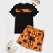 Summer Men's Casual T-Shirt With 3D Coconut Tree Pattern Printed Style For Beach Shorts Set_viptrois.com